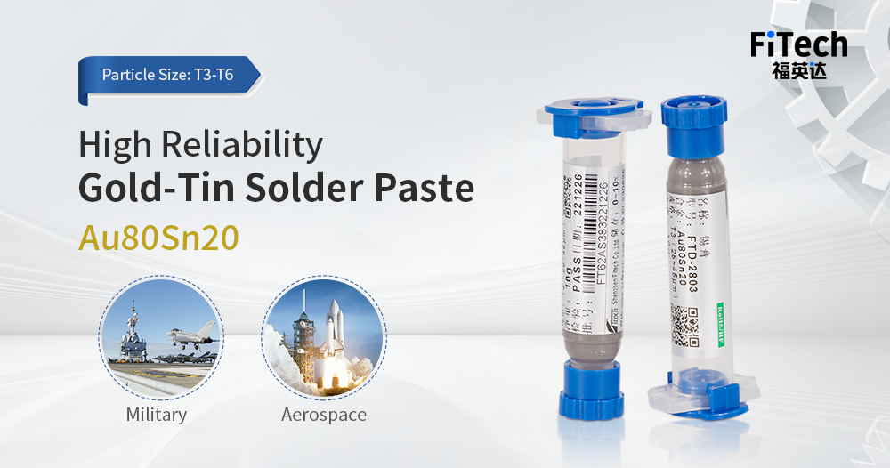 Gold-Tin Solder Paste